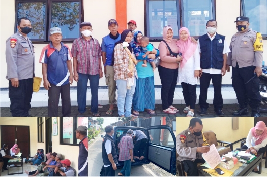 TKSK Kota Mojokerto Bersama Dinsos P3A dan Polsek Magersari Lakukan Razia Pengamen Jalanan